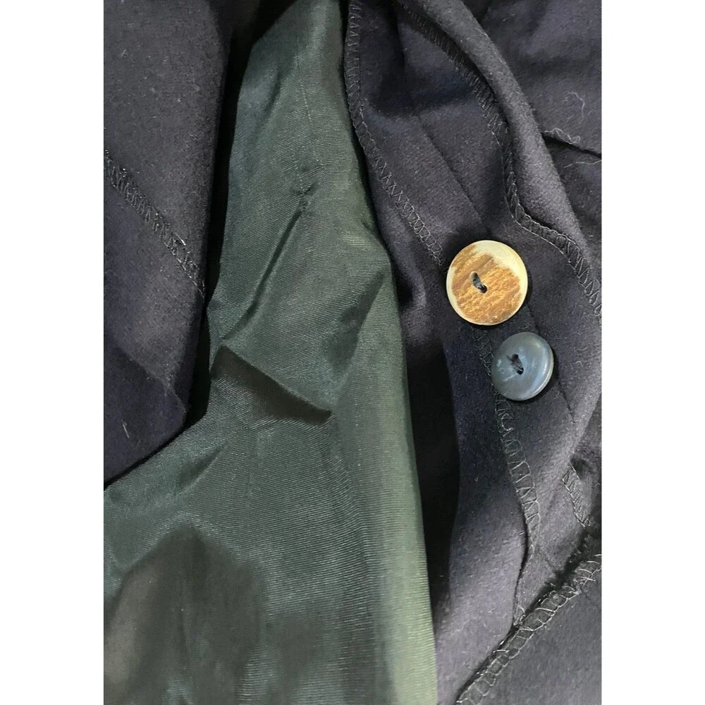 Vintage 70 Heller Salzburg Made In Austria Pencil Skirt Bavaria Octoberfest Navy - Picture 5 of 10